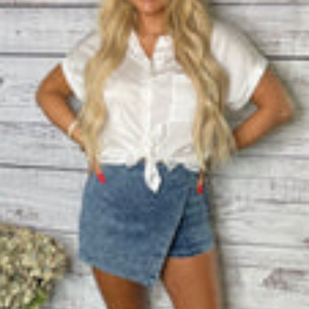Silk Button Down